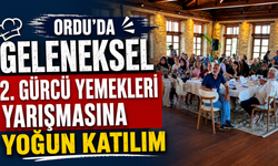 Ordu'da Geleneksel 2. Gürcü Yemekleri Yarışmasına yoğun katılım