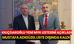Kılıçdaroğlu yeni MYK listesini açıkladı: Mustafa Adıgüzel liste dışında kaldı