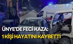 Ünye’de feci kaza: 1 kişi hayatını kaybetti