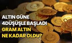 Altın güne düşüşle başladı: Gram altın ne kadar oldu?