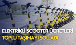 Elektrikli Scooter ücretleri toplu taşımayı solladı