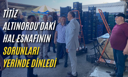 Titiz Altınordu'daki hal esnafının sorunları yerinde dinledi