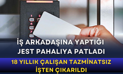 İş arkadaşına yaptığı jest pahalıya patladı: 18 yıllık çalışan tazminatsız işten çıkarıldı