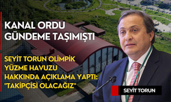 Kanal ORDU gündeme taşımıştı, Seyit Torun olimpik yüzme havuzu hakkında açıklama yaptı: "Takipçisi olacağız"