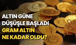 Altın güne düşüşle başladı: Gram altın ne kadar oldu?