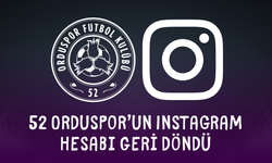52 Orduspor’un Instagram hesabı geri döndü