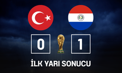 Türkiye 0-1 Paraguay / İlk Yarı Sonucu