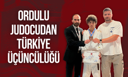 Ordulu judocudan Türkiye üçüncülüğü