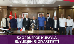 52 Orduspor kupayla Büyükşehir’i ziyaret etti