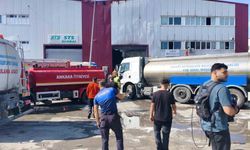 Ankara'da kimyasal ürün fabrikasında yangın: Alevler yan fabrikaya sıçradı