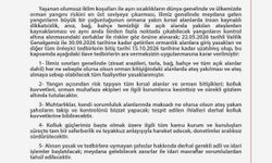 Ankara'da orman yangınlarının önlenmesine yönelik tedbirler 15 Ekim tarihine kadar uzatıldı