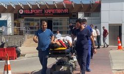 Vurulan gemideki iki yaralı mürettebat Samsun'a getirildi