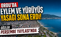 Ordu'da eylem ve yürüyüş yasağı sona erdi! Gözler Perşembe Yaylası'nda