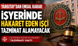 Yargıtay'dan emsal karar: İşyerinde hakaret eden işçi tazminat alamayacak