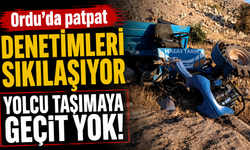 Ordu'da patpat denetimleri sıkılaşıyor: Yolcu taşımaya geçit yok