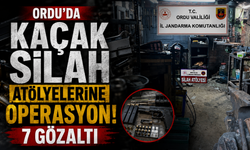 Ordu'da kaçak silah atölyelerine operasyon: 7 gözaltı
