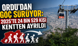 Ordu'dan göç sürüyor: 2025'te 24 bin 529 kişi kentten ayrıldı