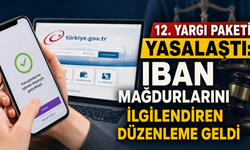 12. Yargı paketi yasalaştı: IBAN mağdurlarını ilgilendiren düzenleme geldi