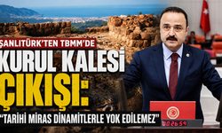 Şanlıtürk'ten TBMM'de Kurul Kalesi çıkışı: "Tarihi miras dinamitlerle yok edilemez"