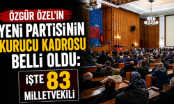 Özgür Özel'in yeni partisinin kurucu kadrosu belli oldu: İşte 83 milletvekili