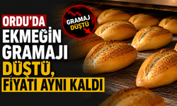 Ordu'da ekmeğin gramajı düştü, fiyatı aynı kaldı