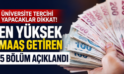 Üniversite tercihi yapacaklar dikkat! En yüksek maaş getiren 5 bölüm açıklandı