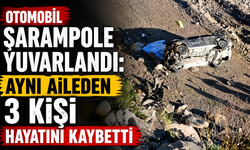 Otomobil şarampole yuvarlandı: Aynı aileden 3 kişi hayatını kaybetti