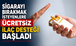 Sigarayı bırakmak isteyenlere ücretsiz ilaç desteği başladı