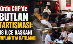 Ordu CHP'de butlan tartışması: 18 ilçe başkanı toplantıya katılmadı