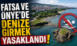 Fatsa ve Ünye'de denize girmek yasaklandı