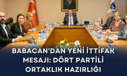 Babacan'dan yeni ittifak mesajı: Dört partili ortaklık hazırlığı
