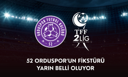 52 Orduspor'un fikstürü yarın belli oluyor