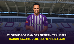 52 Orduspor'dan ses getiren transfer: Harun Kavaklıdere resmen imzaladı