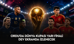 Ordu'da Dünya Kupası yarı finali dev ekranda izlenecek