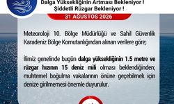 Samsun'da vatandaşlara 'denize girilmemesi' uyarısı