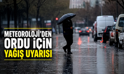 Meteoroloji'den Ordu İçin yağış uyarısı
