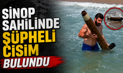 Sinop sahilinde şüpheli cisim bulundu