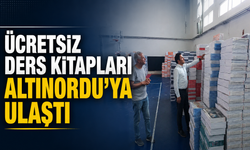 Ücretsiz ders kitapları Altınordu’ya ulaştı