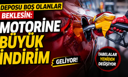 Deposu boş olanlar beklesin: Motorine büyük indirim geliyor