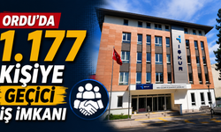 Ordu’da 1.177 kişiye geçici iş imkanı