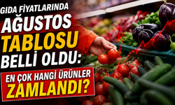 Gıda fiyatlarında ağustos tablosu belli oldu: En çok hangi ürünler zamlandı?