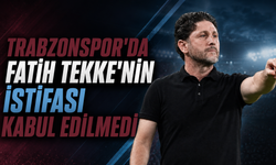 Trabzonspor'da Fatih Tekke'nin istifası kabul edilmedi