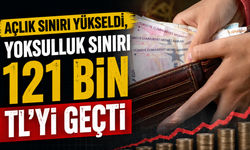 Açlık sınırı yükseldi, yoksulluk sınırı 121 bin TL’yi geçti