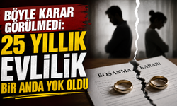 Böyle karar görülmedi: 25 yıllık evlilik bir anda yok oldu
