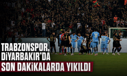 Trabzonspor, Diyarbakır’da son dakikalarda yıkıldı