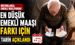 En düşük emekli maaşı farkı için tarih açıklandı