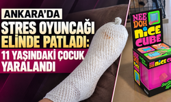 Stres oyuncağı elinde patladı: 11 yaşındaki çocuk yaralandı