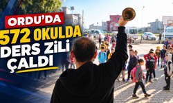 Ordu’da 572 okulda ders zili çaldı