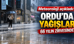 Meteoroloji açıkladı: Ordu’da yağışlar 66 yılın zirvesinde