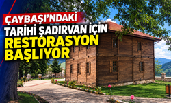 Çaybaşı’ndaki tarihi şadırvan için restorasyon başlıyor
